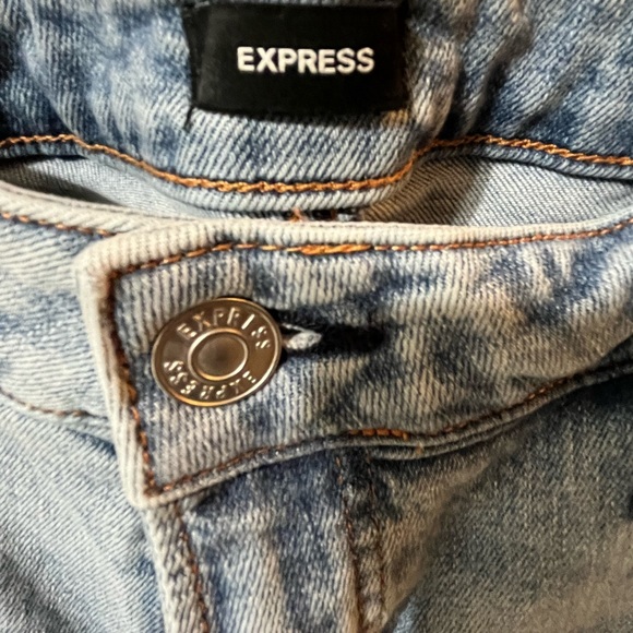 Express Men’s Slim Straight Light Wash Low Stretch Jeans, Size 34x30, EUC - Picture 2 of 11